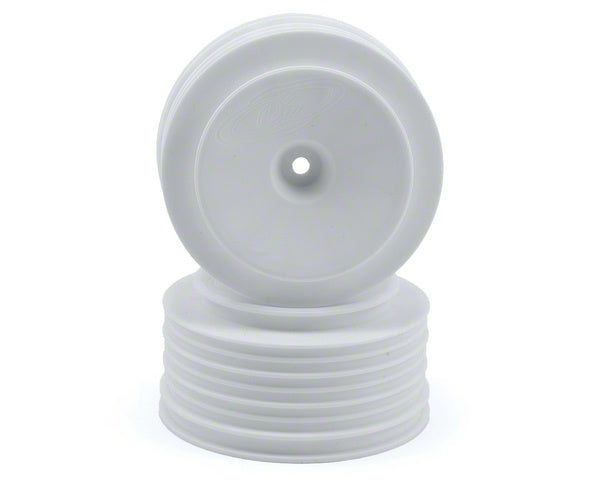 DE RACING DER-PS4-UW White Speedline Plus SC Wheels for the Kyosho Ultima SC, Traxxas Slash (Rear), and Slash 4x4 (4pcs)