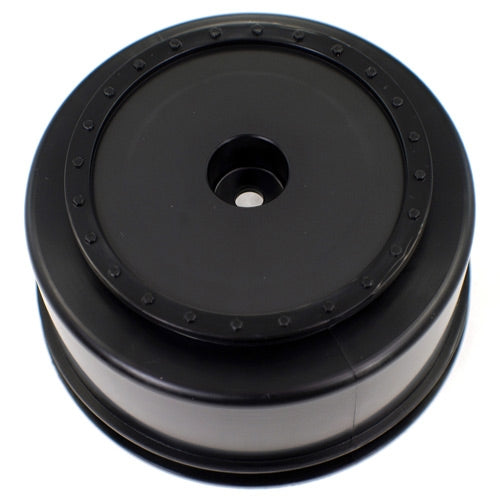 DE RACING DER-BS4-AB Black Borrego SC Wheels for the Associated SC5M, SC10, and the Pro SC, +3mm, (4pcs)