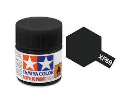 TAMIYA 81769 XF-69 Acrylic Mini NATO Black 1/3 oz