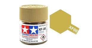 TAMIYA 81788 Acrylic Mini XF-88 Dark Yellow 2, 10ml Bottle