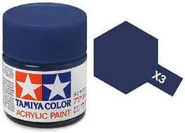 TAMIYA 81003 X-3 Acrylic X3 Royal Blue 3/4 oz