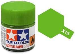 TAMIYA 81015 X-15 Acrylic Light Green 3/4 oz