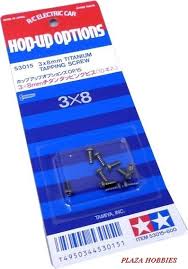 TAMIYA 53015 3x8mm Titanium Tapping Screw