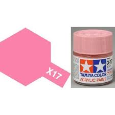 TAMIYA 81017 X-17 Acrylic Pink 3/4 oz