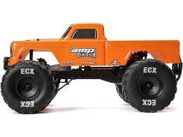 ECX ECX03048T2 1/10 Amp Crush 2WD Monster Truck Brushed RTR, Orange