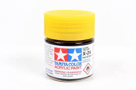 TAMIYA 81024 X-24 Acrylic X24 Clear Yellow 3/4 oz