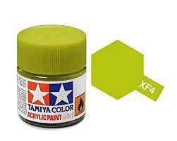 TAMIYA 81304 XF-4 Acrylic XF4 Yellow Green 3/4 oz