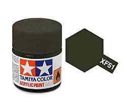 TAMIYA 81351 XF-51 Acrylic Khaki Drab 3/4 oz