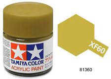 TAMIYA 81360 XF-60 Acrylic Dark Yellow 3/4 oz