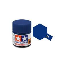 TAMIYA 81504 X-4 Acrylic Mini X4 Blue 1/3 oz