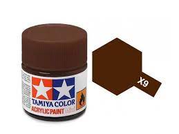 TAMIYA 81509 X-9 Acrylic Mini X9 Brown 1/3 oz