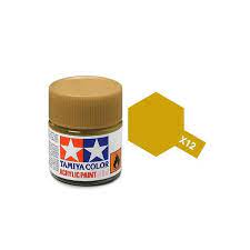 TAMIYA 81512 X-12 Acrylic Mini X12 Gold Leaf 1/3 oz