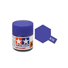 TAMIYA 81516 X-16 Acrylic Mini X16 Purple 1/3 oz