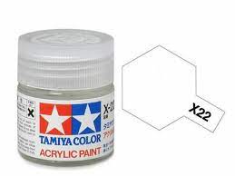 TAMIYA 81522 X-22 Acrylic Mini X22 Clear 1/3 oz