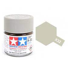 TAMIYA 81532 X-32 Acrylic Mini X32 Titanium Silver 1/3 oz