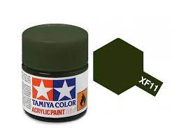 TAMIYA 81711 XF-11 Acrylic Mini JN Green 1/3 oz