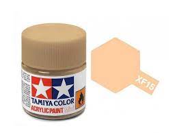 TAMIYA 81715 XF-15 Acrylic Mini Flat Flesh 1/3 oz