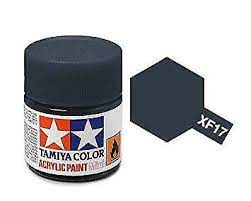 TAMIYA 81717 XF-17 Acrylic Mini Sea Blue 1/3 oz