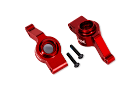 TRAXXAS 9065-RED Red Aluminum Stub Axle Carriers (L&R)