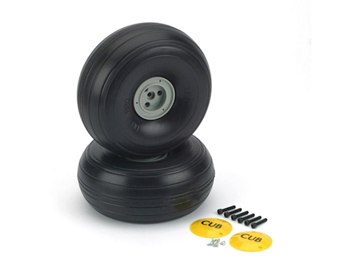 DUBRO 558TLC 1/3 Lightweight J-3 Cub Wheels (2)