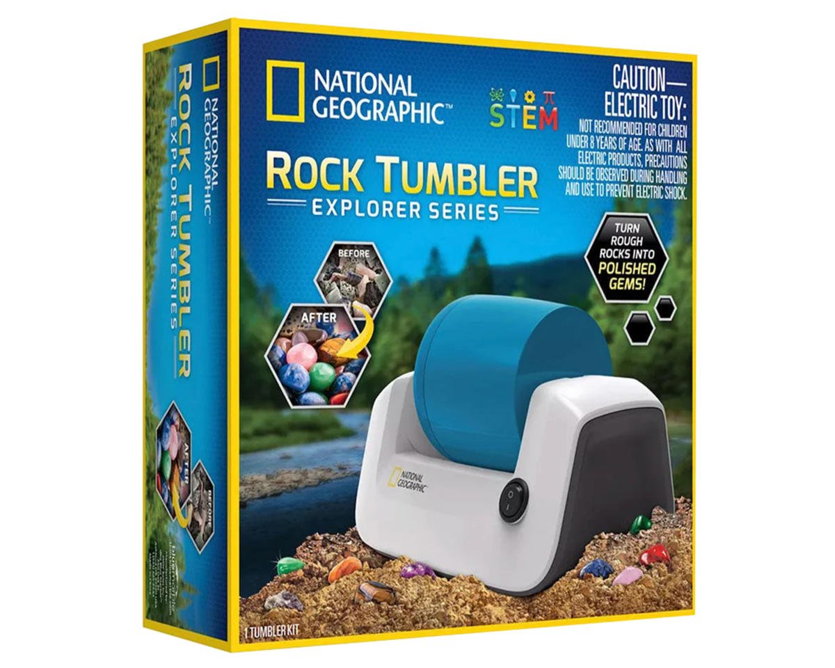 BLUE MARBLE DWDNGTUMBLER3 National Geographic Explorer Series Rock Tumbler