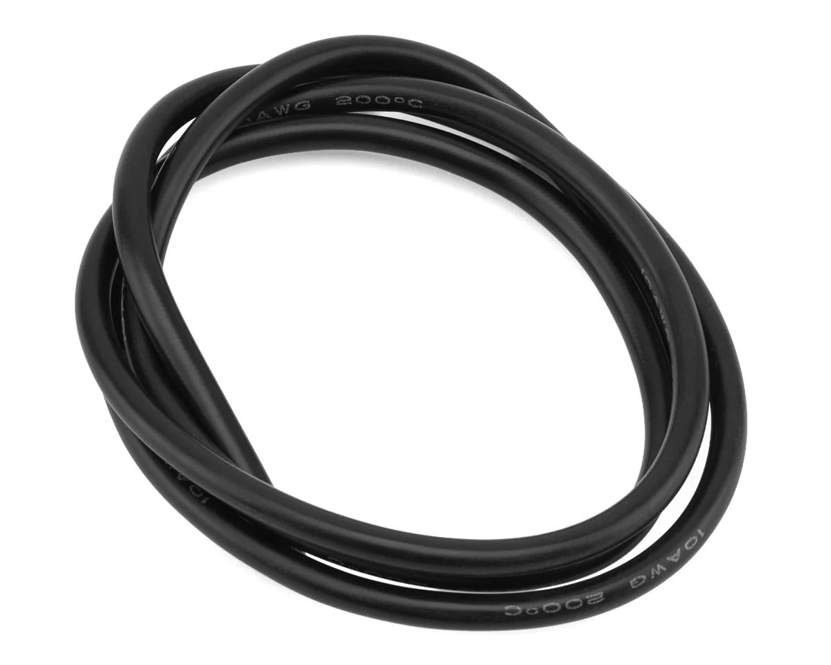 ECOPOWER ECP-1618 Silicone Hookup Wire (Black) (1 Meter) (10AWG)