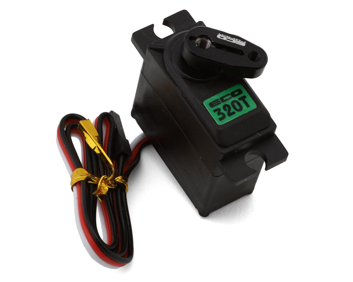 ECOPOWER ECP-320T WP320T Digital Waterproof Metal Gear Mini Servo (High Torque) w/Aluminum Clamping Horn for 1/16 Traxxas™ Vehicles