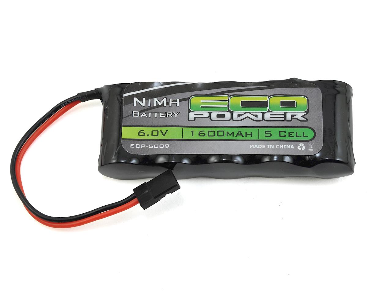 ECOPOWER ECP-5009 5-Cell NiMH Stick Receiver Battery Pack 6.0V 1600mAh 6V