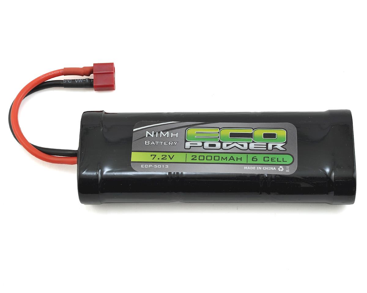 ECOPOWER ECP-5013 6-Cell NiMH Stick Pack Battery w/ Deans Connector 7.2V 2000mAh