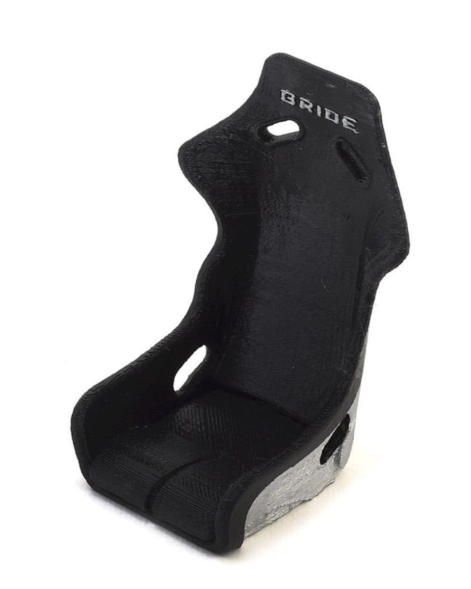 EXCLUSIVE RC ERC-10-3042-BLK/SLV Bride Vios Lowmax Bucket Seat (Black/Silver)