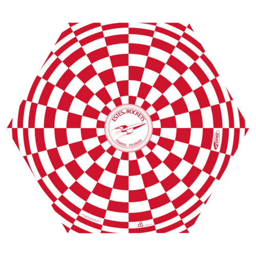 ESTES 2271 Parachute 24" Red & White