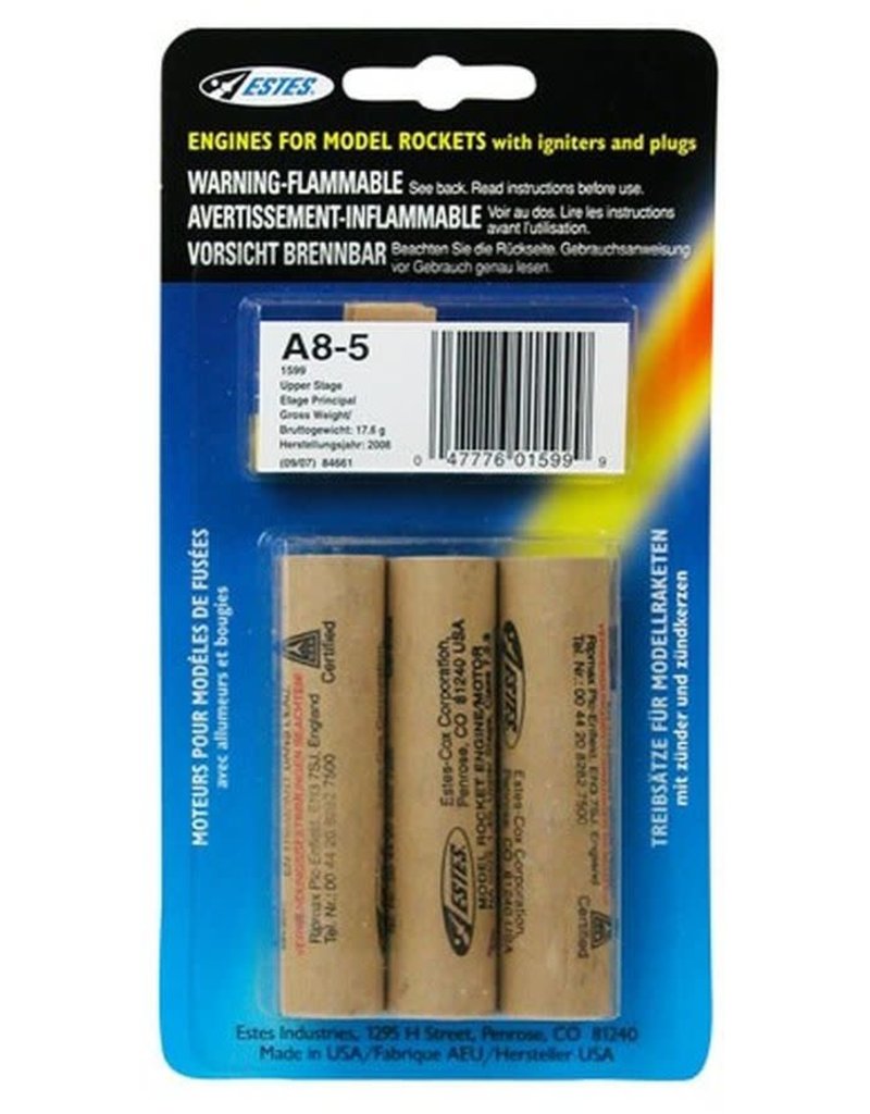 ESTES 1599 A8-5 Rocket Engines (3)
