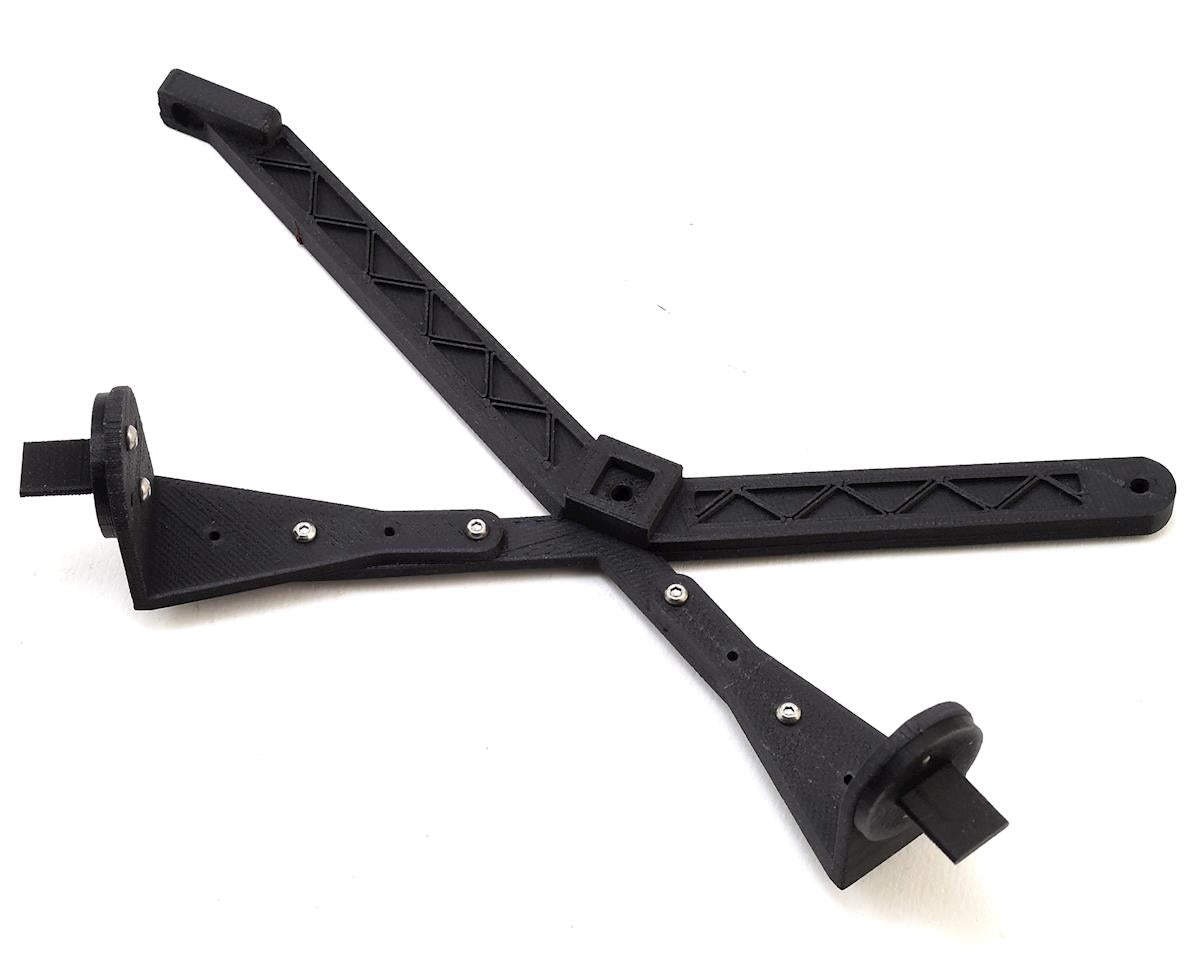 EXCLUSIVE RC ERC-10-HPI-8001-CN HPI Venture Rear Tire Mount w/Rotopax Mounts (Carbon Nylon)