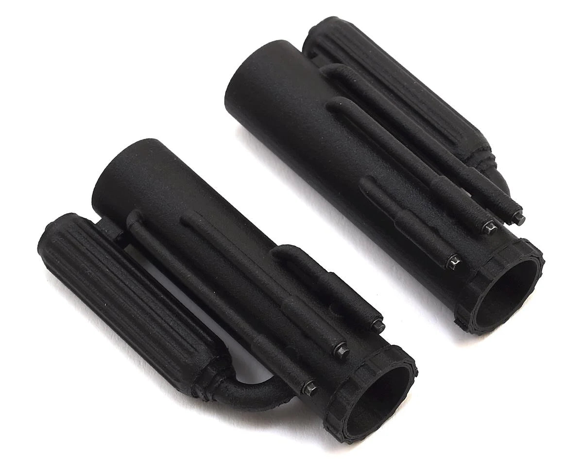 EXCLUSIVE RC ERC-10-TRA-8006-R Rear Bypass Shock Sleeve for Traxxas UDR (2)