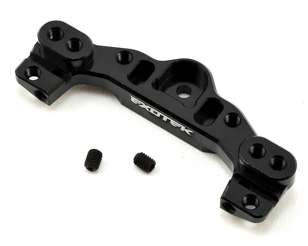 EXOTEK 1764 22 4.0/3.0 Front Camber Block w/Roll Bar Mount (Black)
