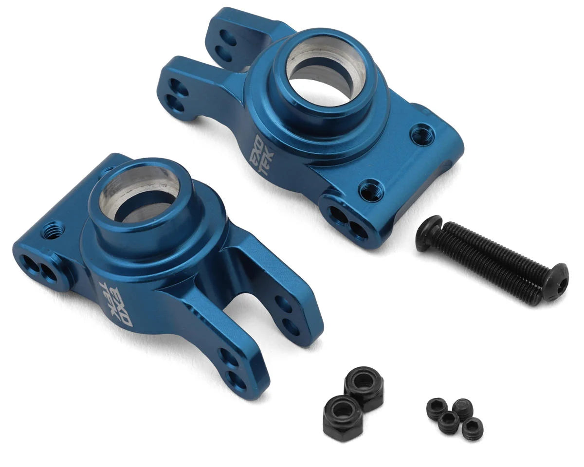 EXOTEK 2269 Team Associated MT10/Pro4 SC10 HD Aluminum Rear Hubs (Blue) (2)