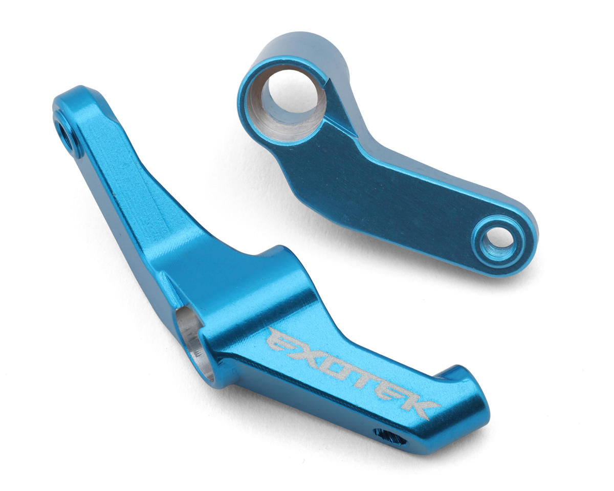 EXOTEK 2373 Team Associated Pro2 HD 7075 Aluminum Steering Bellcrank Set (SC10/SR10/DR10)
