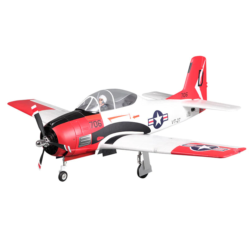 FMS 1400mm T-28D Trojan V4 Red PNP