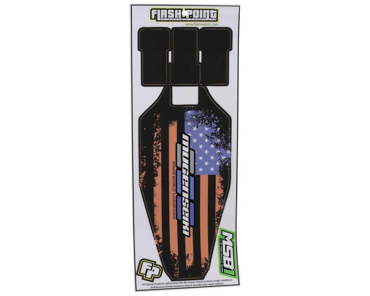 FLASH POINT FP2188 MSB1 Chassis Protective Sheet (Mugen Logo)