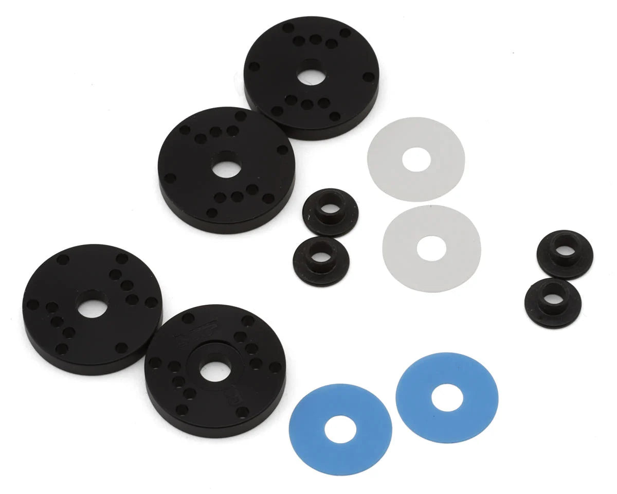 FLASH POINT FP2223 MIP 1/8 Bypass1 Hi-Flow Shock Pistons w/Matte & Blue Valves (3x1.35mm & 3x1.45mm/3x1.45mm & 3x1.5mm)