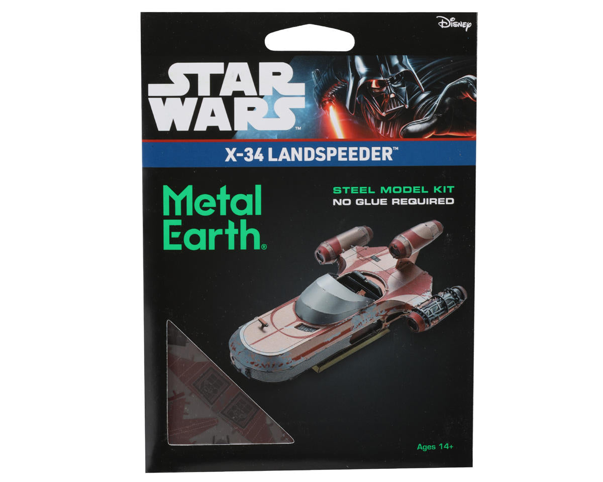 FASCINATIONS Star Wars X-34 Landspeeder Color 3D Metal Model Kit