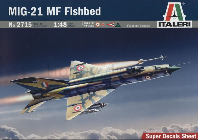 ITALERI 2715 552715 1/48 Mig-21 MF Fishbed