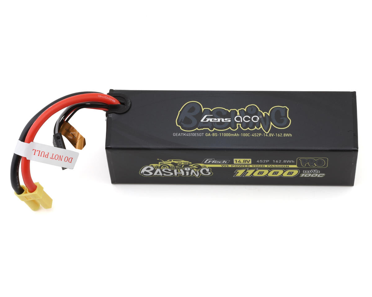GENS ACE GEA11K4S10E5GT Bashing Pro 4S G-Tech Smart LiPo Battery Pack 100C 14.8V 11000mAh with EC5 Connector (Arrma)