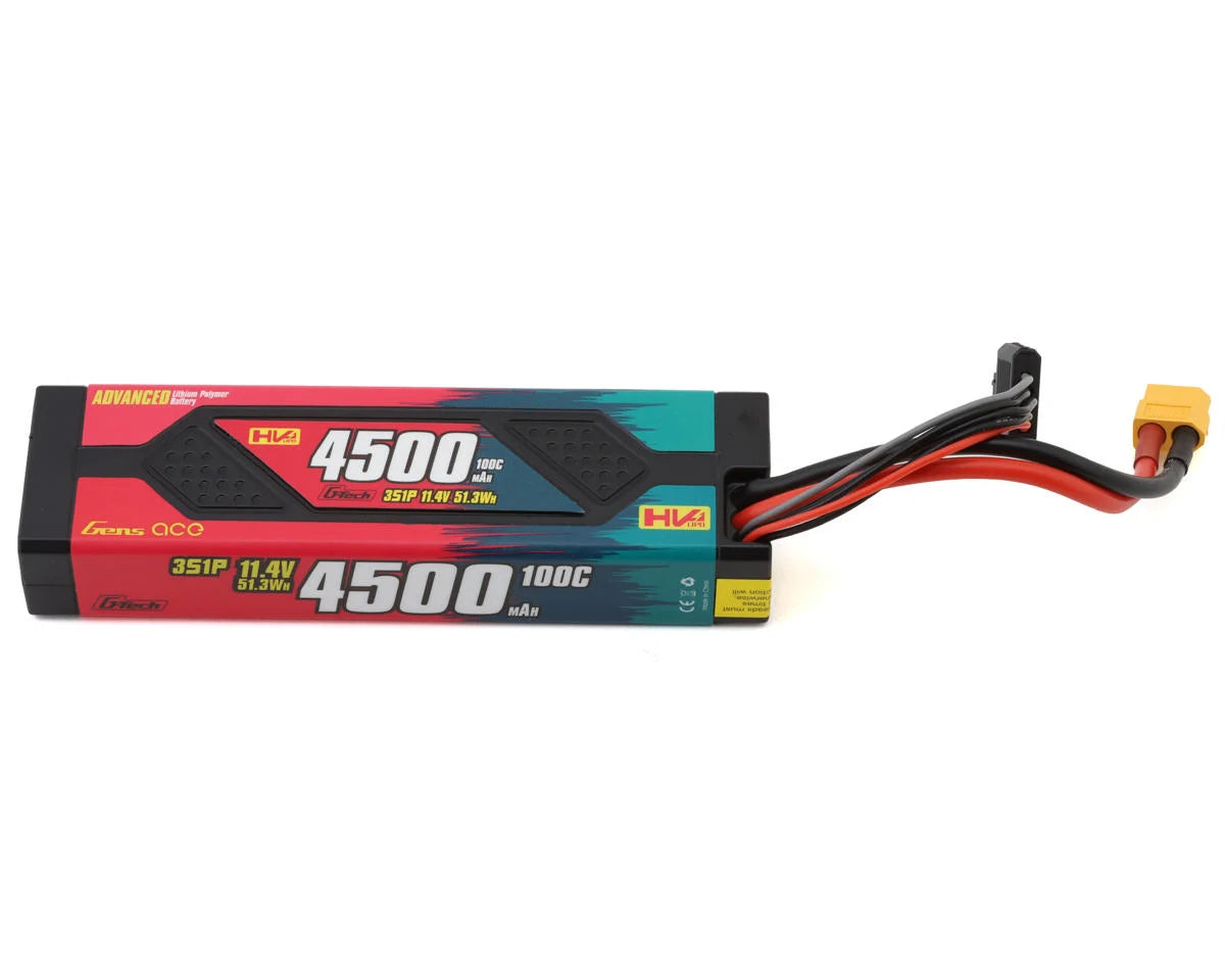 GENS ACE GEA453S10X6GT G-Tech Advanced Smart 3S LiHV Battery 100C (11.4V/4500mAh) w/XT60