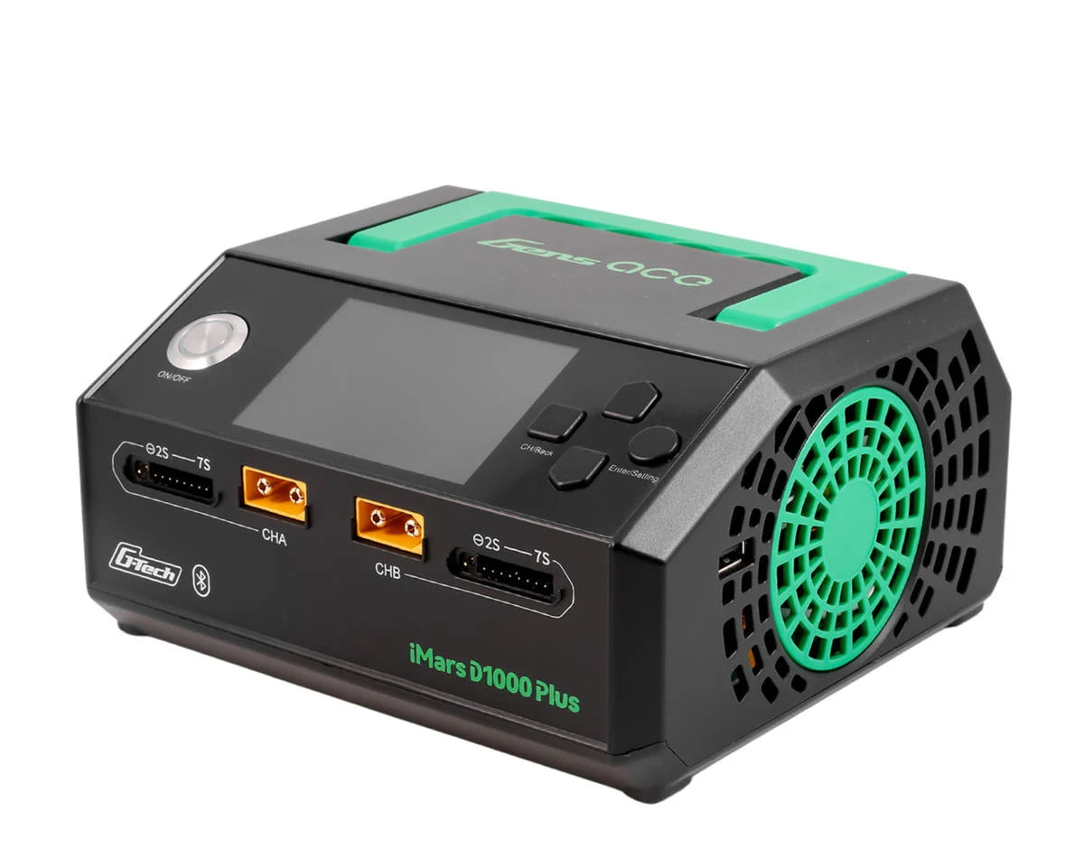 GENS ACE GEAD1000-PLUS iMars D1000 Plus G-Tech Smart Dual AC Charger (7S/25A) (AC-1000W)