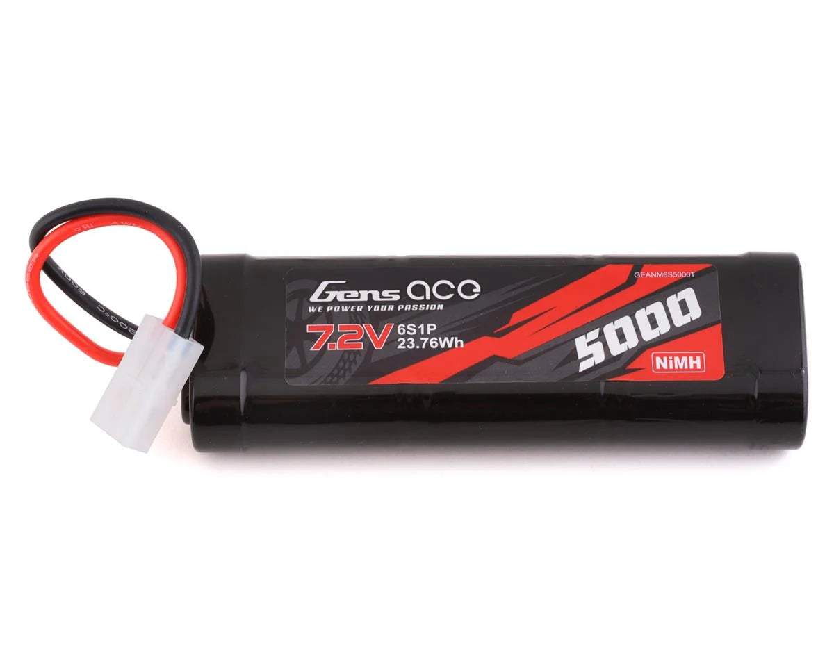GENS ACE GEANM6S5000T 6 Cell 7.2V NiMh Battery (5000mAh) w/Tamiya Connector