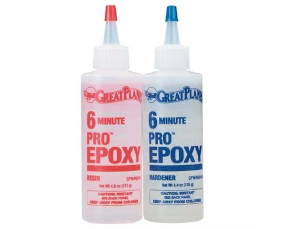GREAT PLANES GPMR6045 Pro Epoxy 6-Minute Formula (9oz)