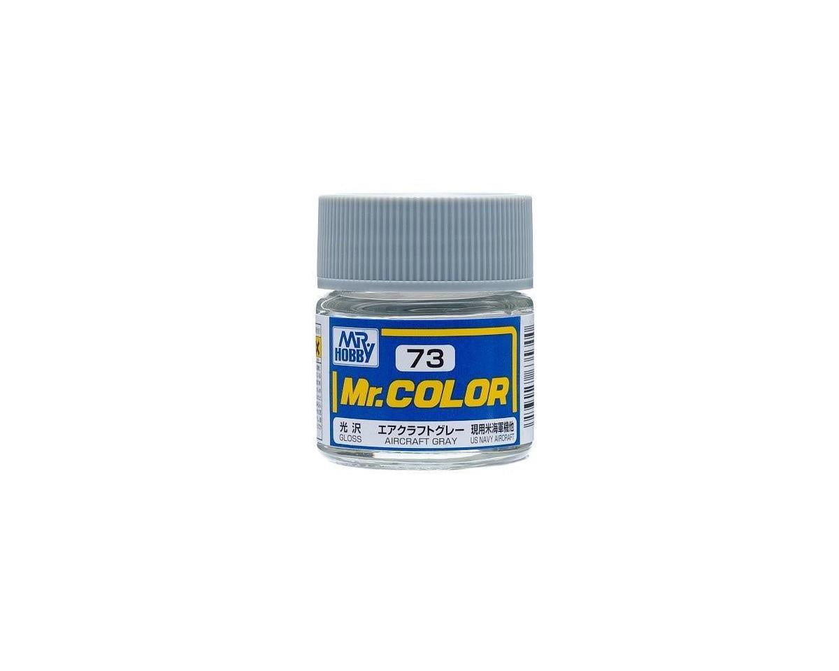 GSI CREOS C073 Mr. Hobby C73 Gloss Aircraft Gray Acrylic Hobby Paint (10ml)