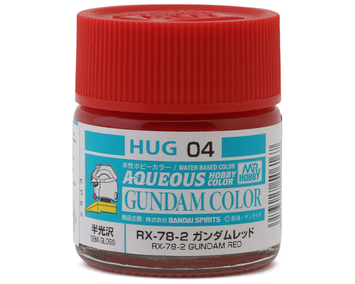 GSI CREOS HUG04 Mr. Hobby "Aqueous Gundam Color" Acrylic paint (RX-78-2 Gundam Red) (10ml) (Semi Gloss)