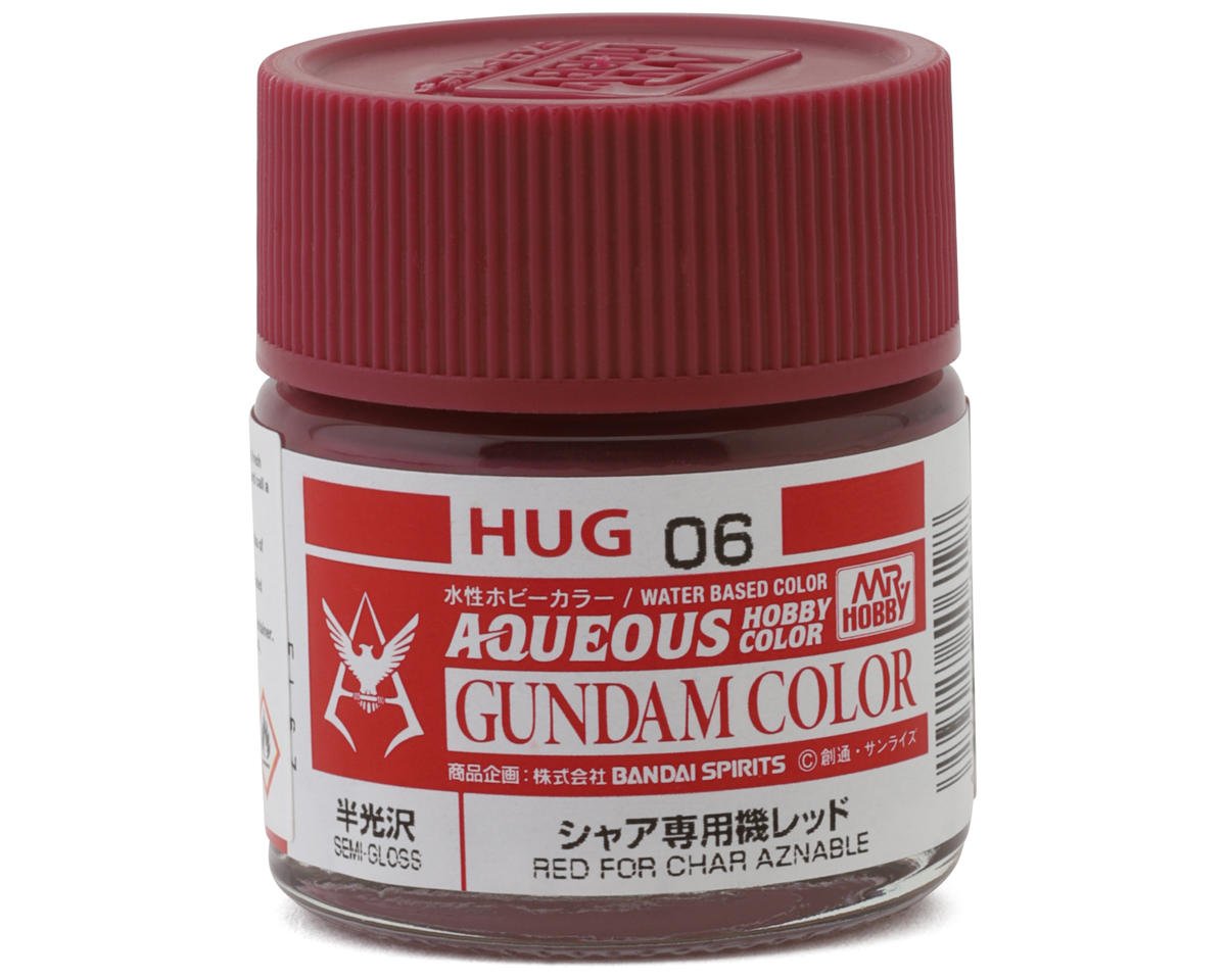 GSI CREOS HUG06 Mr. Hobby "Aqueous Gundam Color" Acrylic paint (Char Aznable Gundam Red) (10ml)